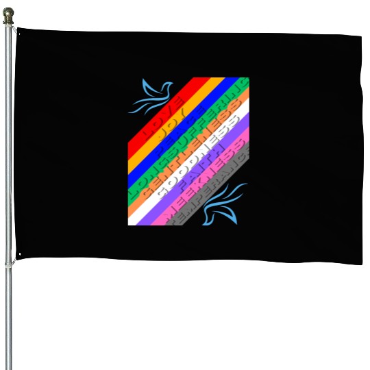 Fruit of the Spirit House Flags