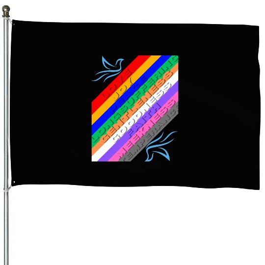 Fruit of the Spirit House Flags