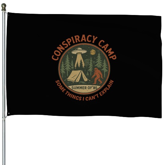 Conspiracy Camp House Flags