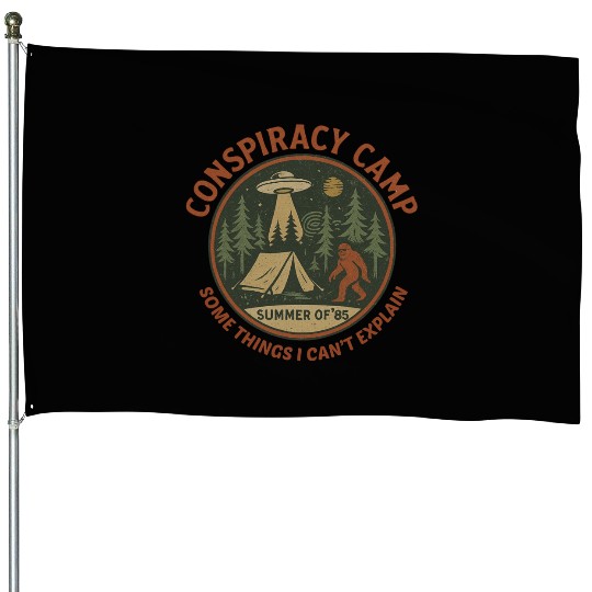 Conspiracy Camp House Flags