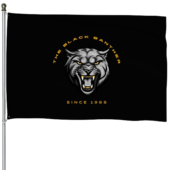 Fierce Black Panther House Flags – Bold,Wild & Stylish