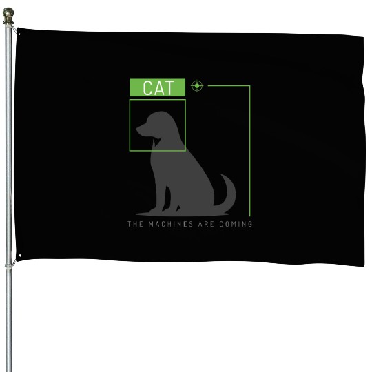 The Machines Are Coming – AI Humor House Flags