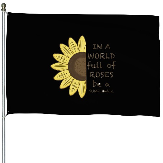 sunflower House Flags
