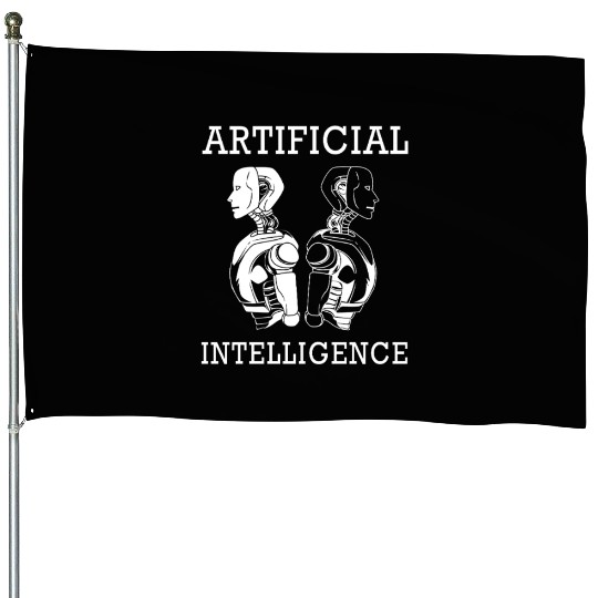 AI Artificial Intelligence Computer Science House Flags