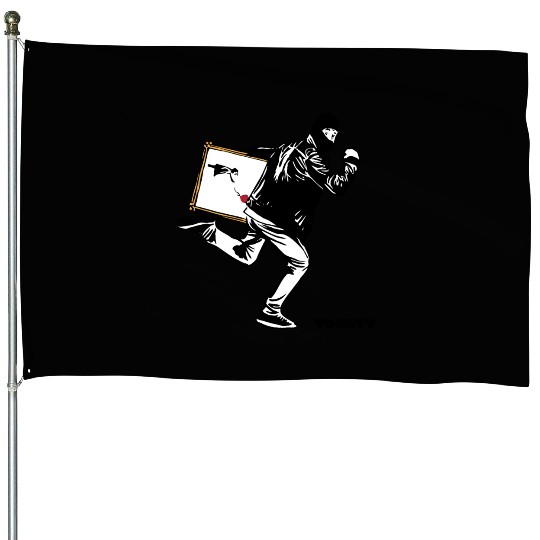 HappyToast Stolen Banksy House Flags