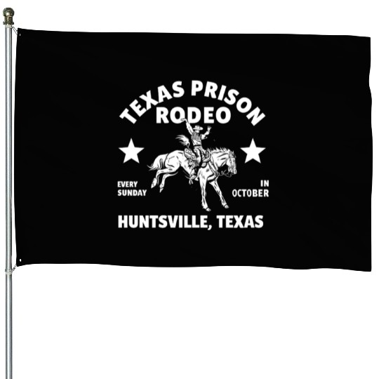 Texas Prison Rodeo Sunday In October Huntsville House Flags