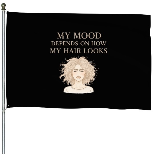Hair Mood House Flags