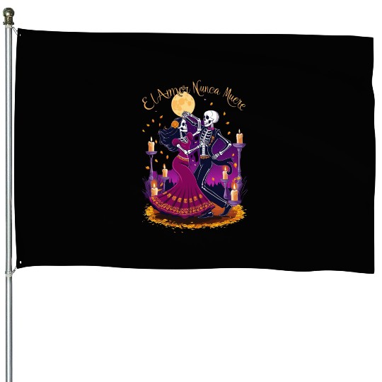 Day of the Dead House Flags