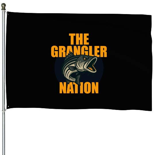 Grangler Nation (Striped Bass) House Flags