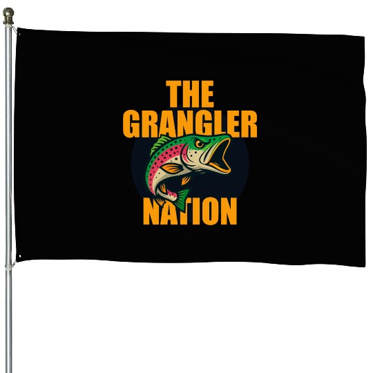 Grangler Nation (Rainbow Trout) House Flags