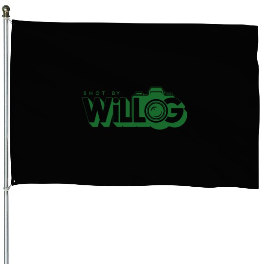 Dark Green House Flags