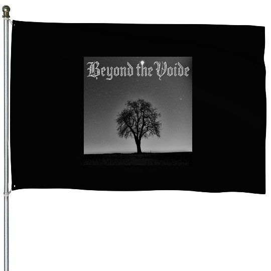 Starry Night Mystic Metal House Flags