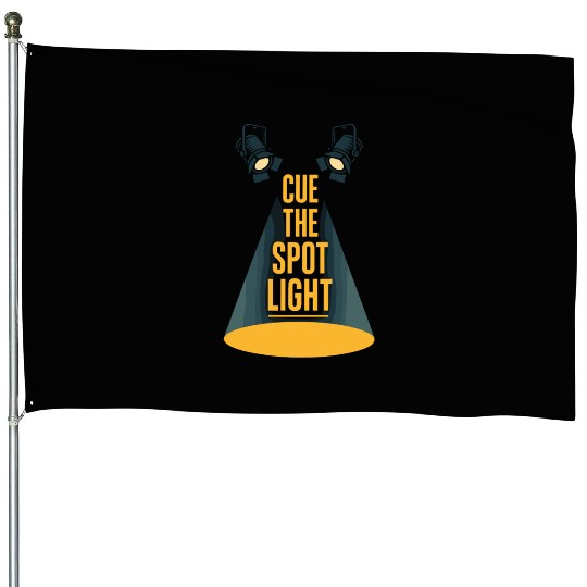 Theater Kid Drama Club Musical Theater Nerd Stage House Flags