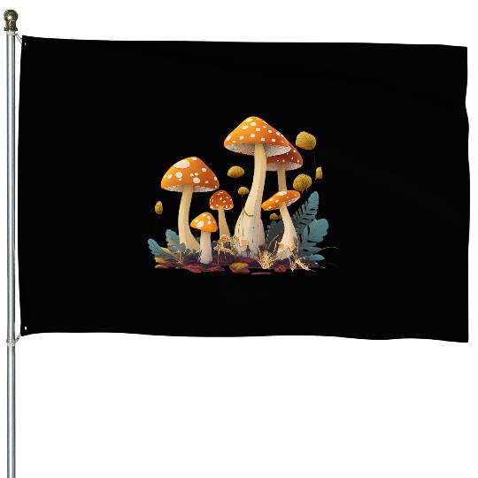 Mushroom Dreams – Forest Moods House Flags