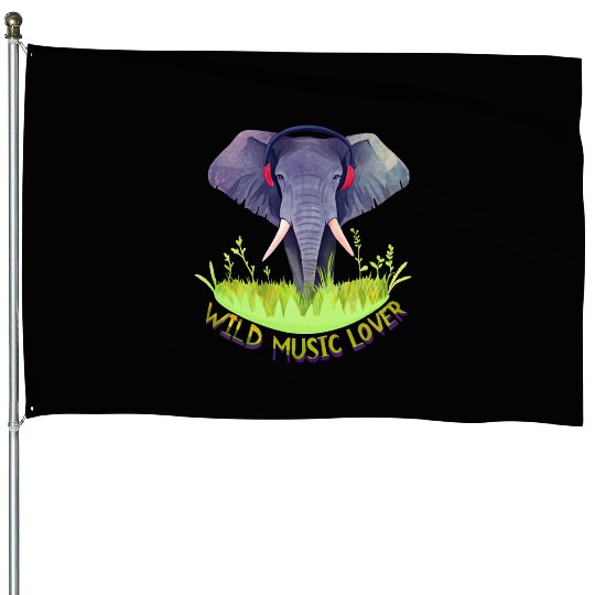Boom the Bass Elephant House Flags