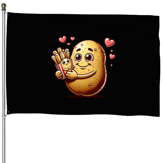 Potato Loves Fries House Flags