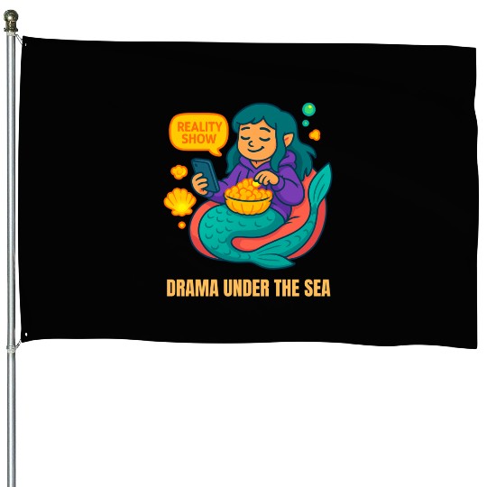 Drama Under the Sea House Flags
