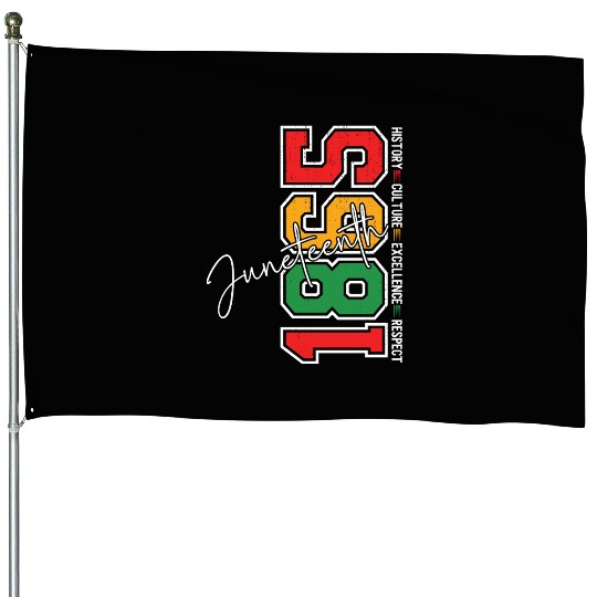 1865 Juneteenth House Flags
