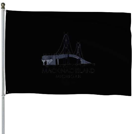 Mackinac Island House Flags
