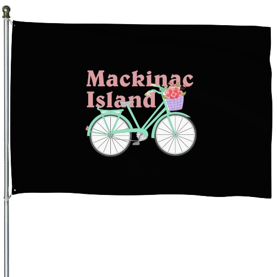 Mackinac Island House Flags