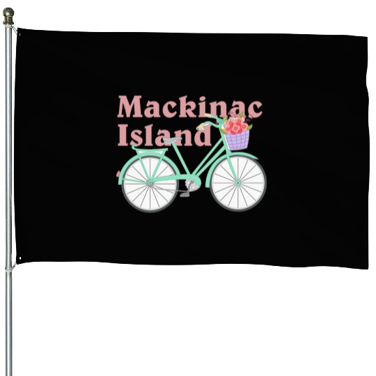 Mackinac Island House Flags