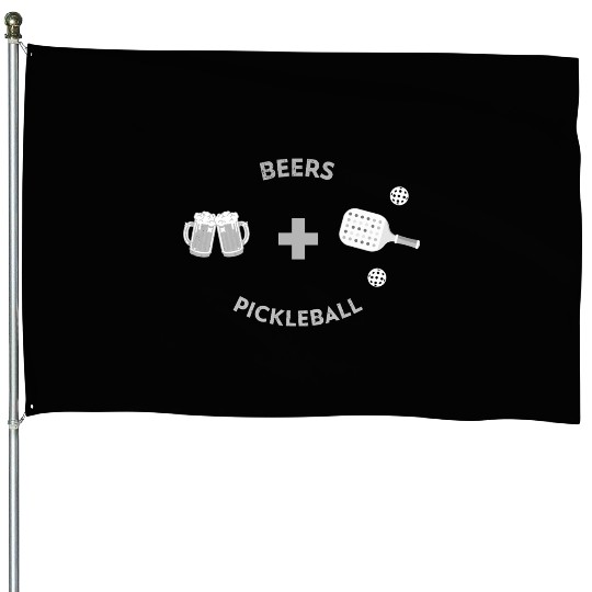 Pickleball Beers House Flags
