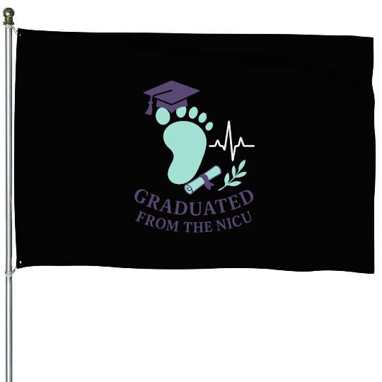 NICU Parent Pride Preemie Warrior Neonatal House Flags