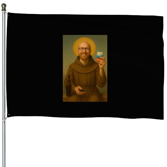 Patron saint of stomach acid House Flags