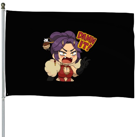 OniGiri AKA Giri Mario Party Style Sticker DAMN IT House Flags