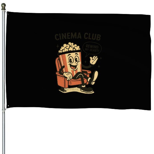FUN POPCORN House Flags