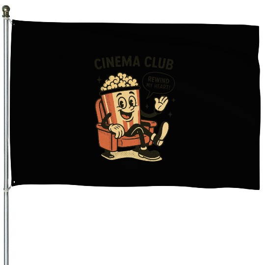 FUN POPCORN House Flags