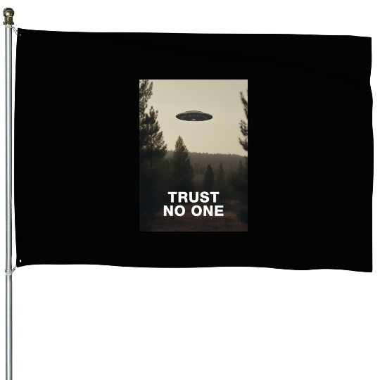Trust No One/The X-Files poster, S01E24 1994 House Flags