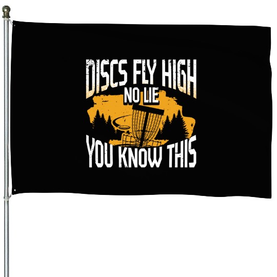 Disc Golf Ultimate Frisbee Discgolf House Flags
