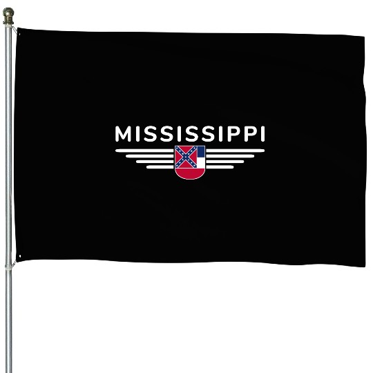 Mississippi State Flag Emblem Design House Flags