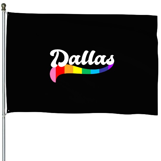Dallas Texas rainbow gay pride TX LGBTQ rights House Flags