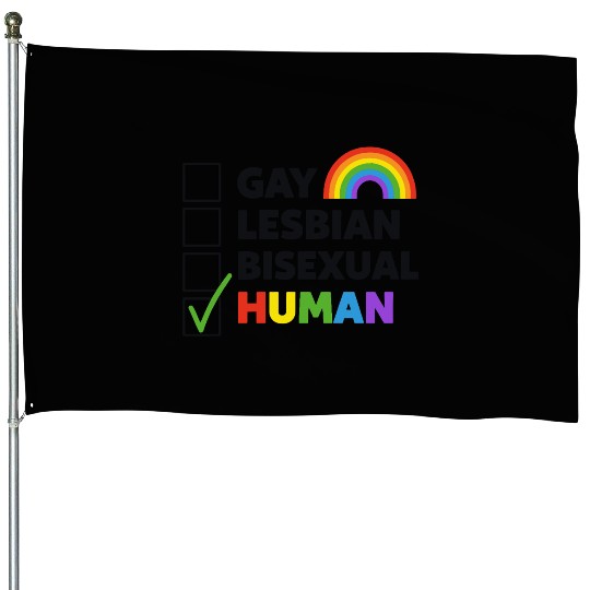Gay Lesbian Bisexual Human House Flags