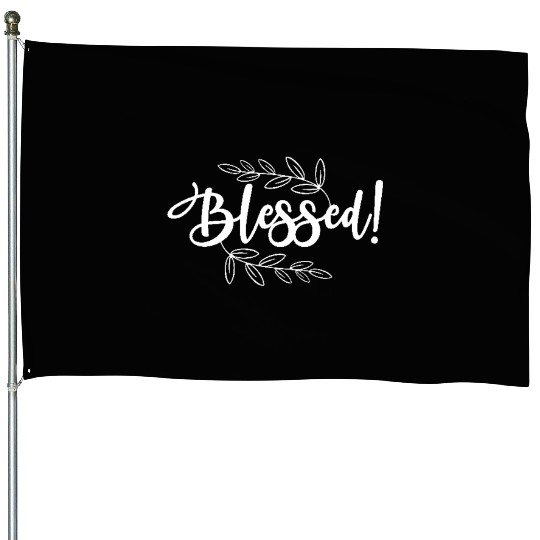 Saved with Amazing Grace House Flags | Christian House Flags