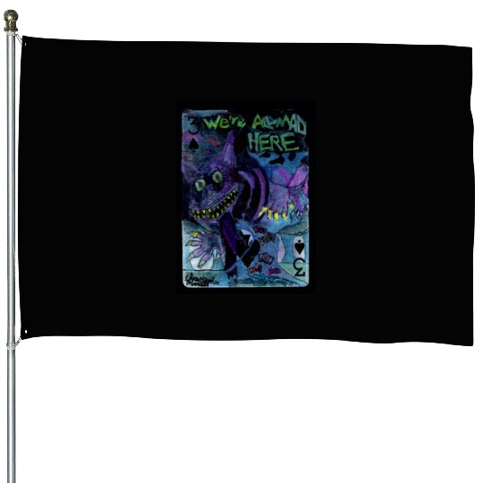 Alice in Wonderland House Flags