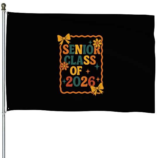 Senior Class of 2026 Back to School House Flags