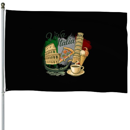 Viva Italia - Italian Culture Design House Flags