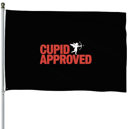 Cupid Approved Silhouette House Flags