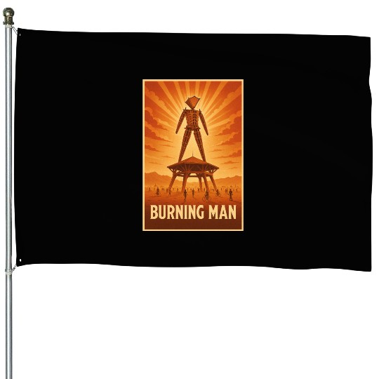 Burning Man House Flags