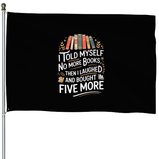 Book Lover For Bookworms And Librarian House Flags