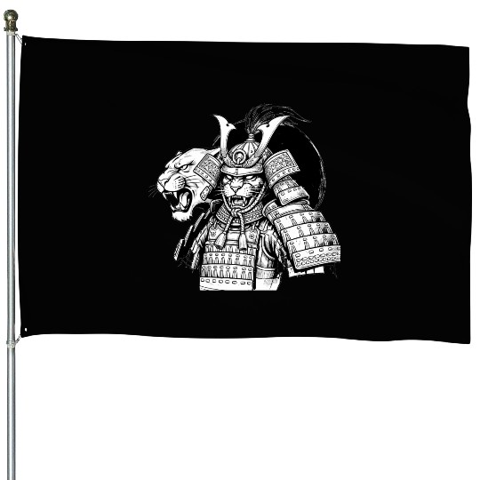 Samurai Panther House Flags