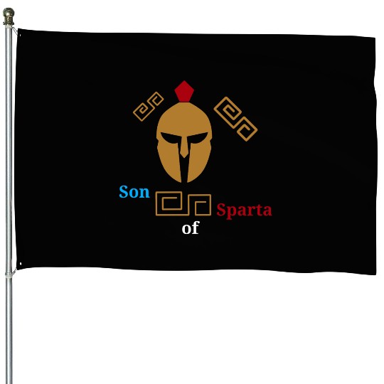 Son Of Sparta House Flags