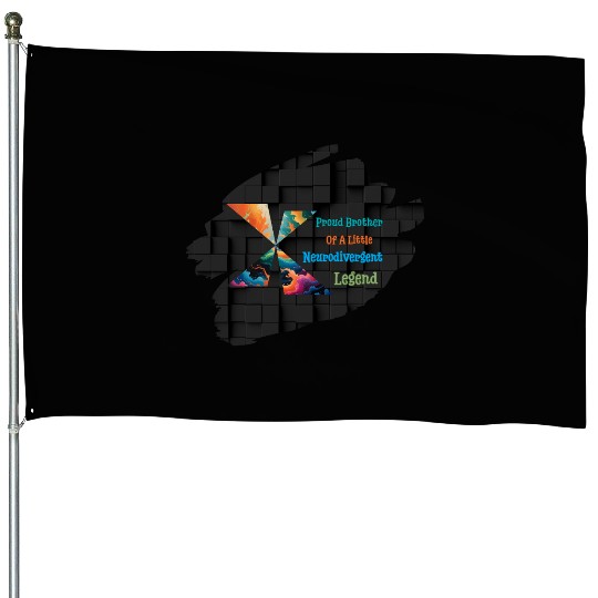 Neurodivergent Legend House Flags