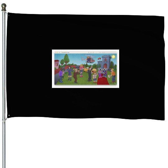 Koala Kimono House Flags