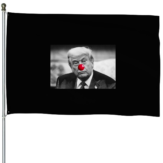 Clown Trump House Flags