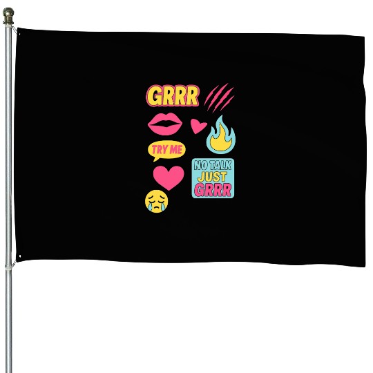 Sticker Grrr – TikTok Baddie Pack House Flags