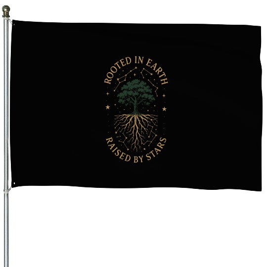Pagan Pride Wiccan Lifestyle Earth Magic Witch House Flags